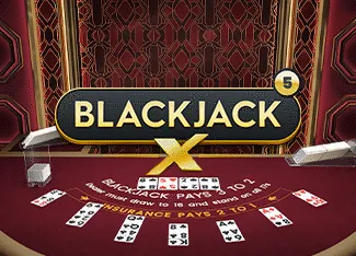 Blackjack X 5 - Ruby - SPACEMANSLOT88