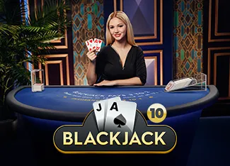 Blackjack 10 - Azure - SPACEMANSLOT88