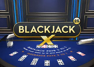 Blackjack X 25 - Azure - SPACEMANSLOT88