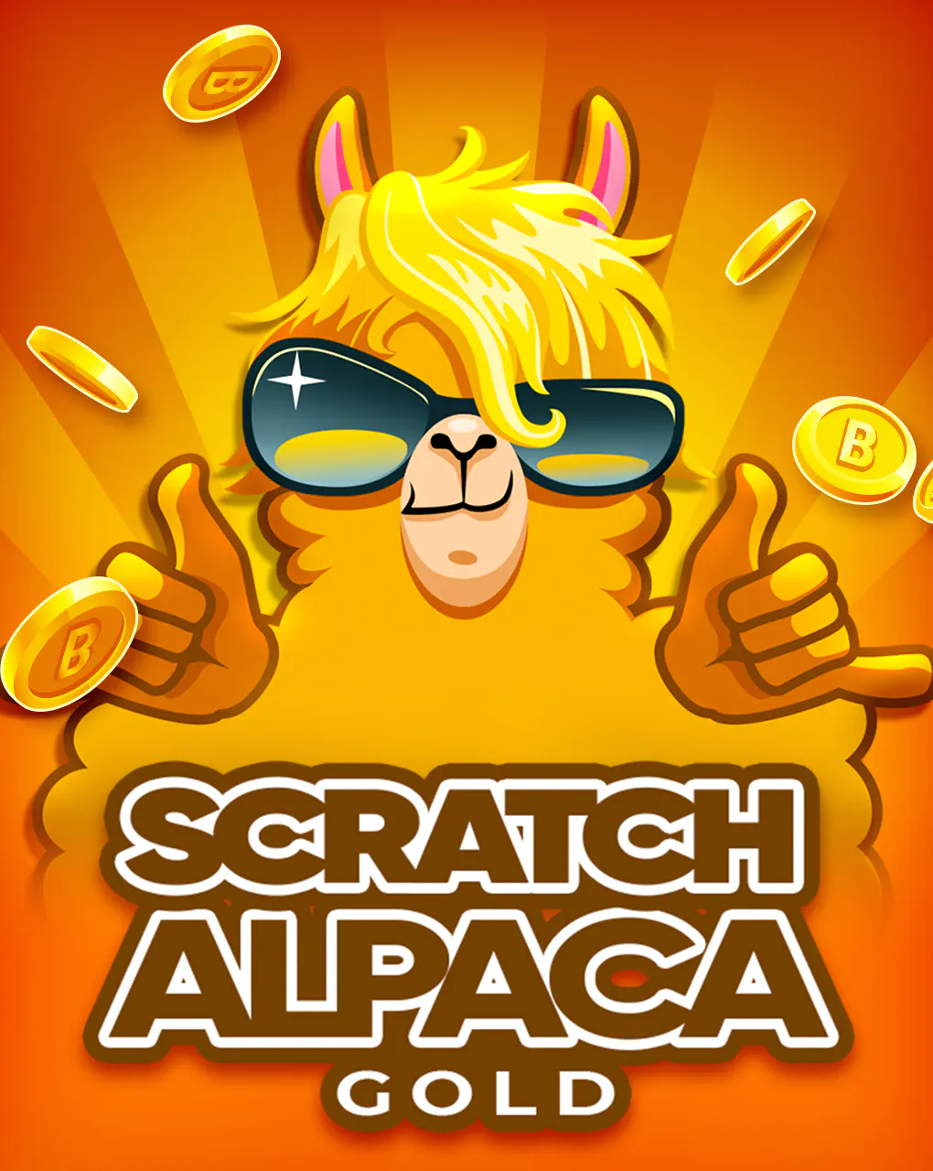 Scratch Alpaca Gold - SPACEMANSLOT88