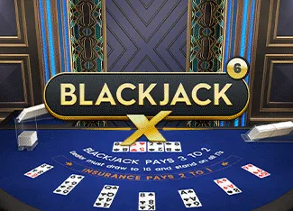 Blackjack X 6 - Azure - SPACEMANSLOT88