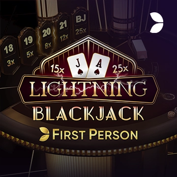 First Person Lightning Blackjack - SPACEMANSLOT88