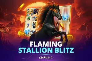 Flaming Stallion Blitz - SPACEMANSLOT88